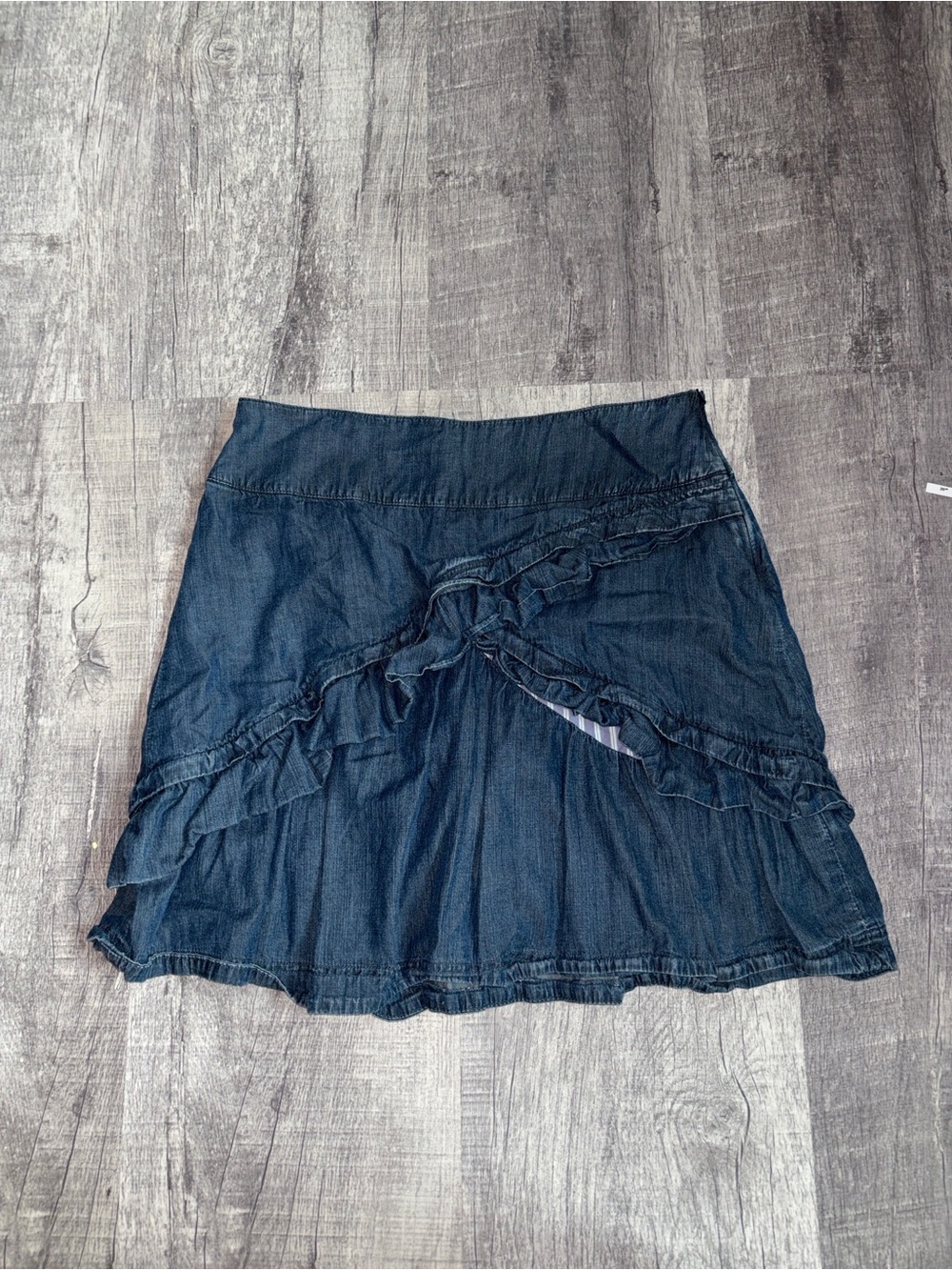 Anthropologie Ett Twa Bucolic Chambray Skirt